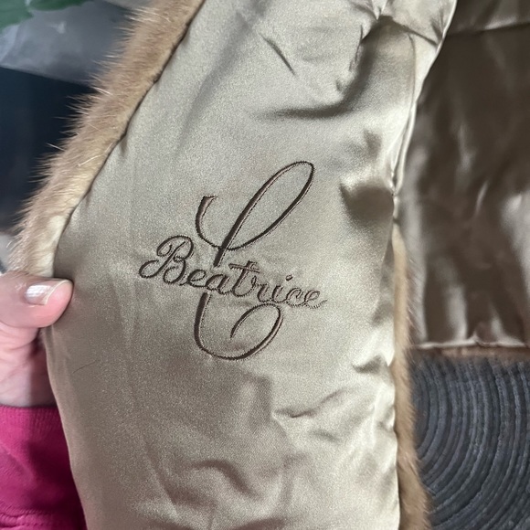 Vintage minks fur cape jacket - Picture 6 of 11